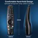 Voice Magic Remote for LG OLED QNED NanoCell Webos Smart TV Magic Remote Control Replacement AKB75855501 AN-MR20GA MR19BA MR21 MR22 MR23 MR24 GA GN GC MR18BA MR650A, with Pointer Function