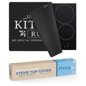 Meliusly® Stove Top Covers for Electric Stove (20.5x28.5) - Electric Stove Cover, Glass Top Stove Cover, Ceramic Glass Cooktop Protector, Full Stove Covers for Electric Stovetop, Flat Top Oven Cover, Kitchen - Rules