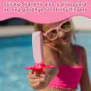 Popsicle Stands (Neutral) - Popsicle Holder and Drip Guard - Mess Free Frozen Treat Holder for Kids and Adults - Dishwasher Safe and BPA Free - 5 Pack