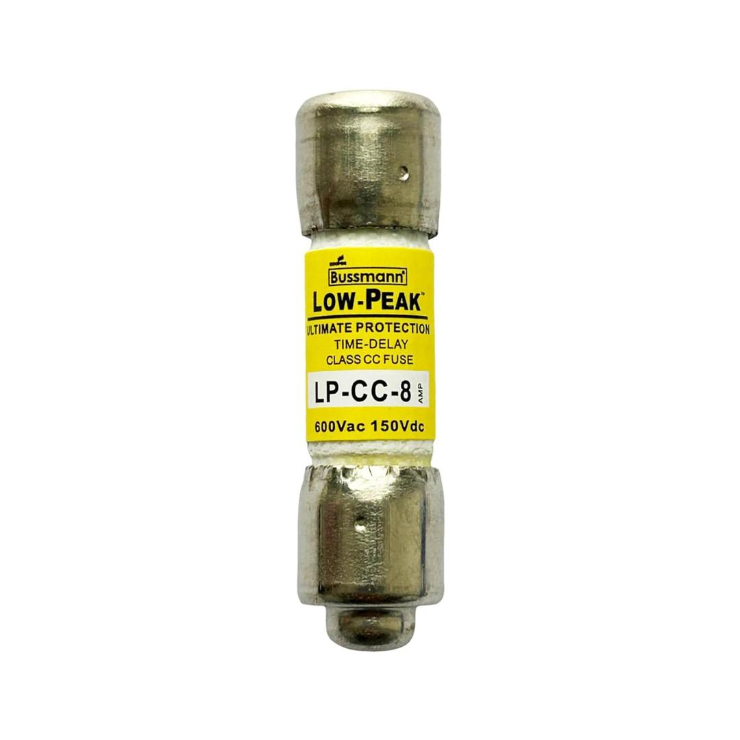 New OEM LP-CC-8 LP-CC-8A LP-CC 8A 600Vac Time Delay Fuse, Pack of 10