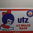 Utz Salt & Vinegar 1 oz. Bags, 42 Count Crispy Fresh Potato Chips, Crunchy Individual Snacks to Go, Cholesterol, Trans-Fat & Gluten Free, Best By: OCT 27 2025