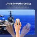 Wknoon. Extra Large Gaming & Office Mouse Pad (31.5" x 11.8")  Aircraft Carrier & Fighter Jet Group & Helicopter, US Navy Premium XXL Desk Mat with Durable Stitched Edges & Anti-Slip Rubber Base