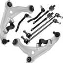 Front Upper and Lower Control Arm Kit Compatible with Nissan