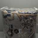 VK VKLIVING Machine Washable Rug 9'x12' Vintage Design Washable Area Rugs with Non Slip Rugs for Living Room Bedroom Traditional Woven Rug Carprt Stain Resistant, Dining Office Boho Rug, Brown&Black