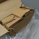 Sherr 100 Pcs Mini Gift Bags Bulk, 4 x 2.75 x 4.5 in Paper Bag with Tag, Extra Small Paper Gift Boxes with Handles for Birthday, Party Favor, Wedding, Small Business, Spring Easter(Brown)