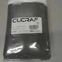 CUCRAF Grey Sheer Curtains 90 Inches Long 2 Panels Set, Semi Sheer Rod Pocket Window Treatment Voile Drapes for Living Room Bedroom(37''W x 90''L, Grey)