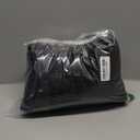 Veatzaer Women Long Vest Solid Color Sleeveless Hood Winter Puffer Vest Outwear (Medium, Black)