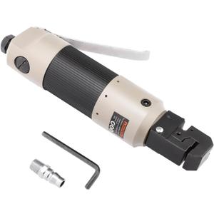 Pneumatic Straight Punch Flange Tool, Auto Body Air Hole Punch and Crimper Flange Tool Sheet Metal Flanging, Car Repair