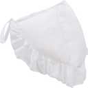 MYAYD Bustle Crinoline Bum Roll Petticoat Victorian Renaissance Pannier Ball Dress Gown Cosplay accessory (Small, White)