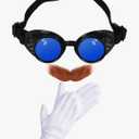 Skicuff Mustache Goggles Glasses Man Beard Costume Movie Accessories Halloween Party Cosplay Props