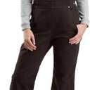 Carhartt Women's Washed Duck Insulated Bib Overall, Dark Brown, Large Short