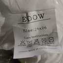EDOW 2 Pack Of White Pillows, 26x26