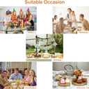 MACIFECI Gold Dessert Table Display Set, 11PCS Metal Gold Cake Stand Set, Including Cupcake Tower Stand, Dessert Tray, Risers Stands, for Wedding, Party