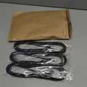 USB to USB C Cable,3Pack 10ft Premium Nylon Braided Fast Charging,3A Rapid Charger Cord,Long Type C to A Cable Compatible with Samsung Galaxy S22 S21 S20 S10 S9 S8 Plus,Note 20 10 9 8,LG V50 V40 (Grey)