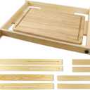 Juice Groove Router Jig  Adjustable Wooden Router Guide with 8 Spacers,Router Jigs Fits Cutting Boards Up to 22 x 29 in,Perfect for Square Recess Cuts Accessories