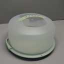 Tribello Extra Large Cake Storage Container, Cake Carrier With Handle Holds Cake 12 X 12 X 5 (Mint Green)