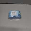 LaRibbons Christmas Wired Ribbon 2.5 inch Double Faced Blue Snowflakes and Striped Christmas Ribbon for Tree Garland, Wreath Bow, Xmas Crafts Decorations, 2 Rolls 10 Yards Total