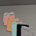 Nalwort Teen Girls Period Underwear Menstrual Period Panties Leak-Proof Cotton Protective Briefs Pack of 6 (14-16 Years, Multicolor-5)