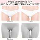 3 Pack Camel Cover Women's Seamless Silicone Underwear Liners, Anti-Chafing Invisible Pads for Leggings, small (Beige, S)