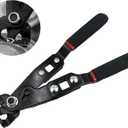 30800 CV Boot Clamp Pliers, 9 in Ear Type Joint Boot Tool, Universal Axle Clamp for Auto ATV Crimp or Remove, Used With Torque Wrench