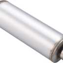 4 Inch Exhaust Muffler, 4" Inlet/Outlet 30" Overall Length Resonator, Stainless Steel Straight Through Design Performance Muffler, 1 PC