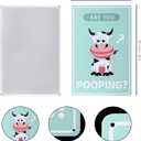 Vintage Highland Cow Bathroom Sign, Are You Pooping Funny Tin Sign for Bathroom Toilet Wall Art Decor (8 X 12 Inch)