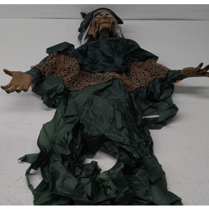 Halloween Decorations Indoor & Ourdoor, Life Size Halloween Animatronics Witch Decoration with Motion and Touch Activated Lights & Sounds, Halloween Animatronics Clearance