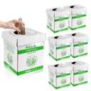 Broken Glass Disposal Box - Cardboard Disposal Cartons for Glass, Disposable Disposal Container for Parties, Laboratory and Outdoor Activities, 8" L x 8" W x 10" H,6 Pcs (Green)