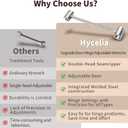 Door Hinge Adjustment Tool, 2Pcs Dual-Head Wrench Set for 925mm Flag Hinges, Heavy-Duty Steel Gap Adjuster for Fire, Security & Residential Doors