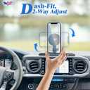 2023 Tacoma Magnetic Phone Mount Compatible with 2016-2019 2020-2023 Toy ot a TacomaNo-Drill Metal Cell Phone Holder for Dash Platform Car Accessories(Only for 14Inch Nav.)