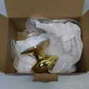 SCHLAGE Knob Non-Turning Lock, Bright Brass (F170 SIE 605)