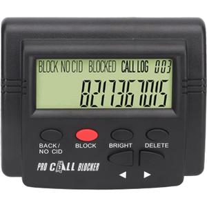 Caller ID Box, 2000 Groups Convenient Call Blocker with LCD Display for Phone