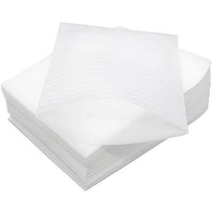 100PCS 4 x 6 Inch Foam Pouches Foam Wrap Cushion Pouches Foam Wrap Sheets Packing Pouches Moving Supplies for Packing Storage or Shipping (White)