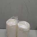 Homemory 10" x 4" Large Waterproof Outdoor Flameless Candles with Remote Control and Timer, Battery Operated Flickering LED Pillar Candles for Outdoor Larterns, Porch, Long Lasting, Set of 2 (Ivory White)