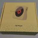 CD Player Bluetooth Desktop CD Player with Speakers for Home Portable Music CD Players with RC, LED Display, FM Radio, Timer, Support Headphone/USB/TF/AUX Playback (Black)