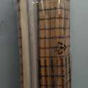UNISHADES Cordless Bamboo Roman Shades for Windows, 100% Blackout Backing Fabric for Light Blocking, 29" W × 64" H - Penang Teak