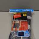 Hanes Boxer Briefs Pack, Moisture-Wicking Underwear for Men, Cool & Breathable Cotton (Large, Assorted - 6 Pack)