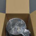 Milk Frother, 16.9 OZ Milk Frother and Steamer, 4 in 1 Electric Milk Frother Dishwasher Safe Durable Silent Frother for Coffee Hot and Cold Foam Maker (Black Stainless)