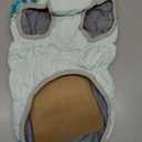 FUAMEY Dog Coat for Medium Dogs,Waterproof Dog Winter Jacket with Harness Built in Puppy Cold Weather Coats Reflective Pet Vest with Zipper Warm Fleece Dogs Snowsuit Windproof Green Plaid (Medium(chest:21in))