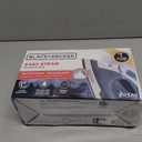 BLACK+DECKER Easy Steam Compact Iron for Clothes, Automatic Shutoff, Nonstick Plate, Light Weight, 1200 Watts (Standard)