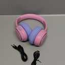 Tronsmart KH02 Kids Headphones Volume Limit 74/85/93dB, 45H Playtime, 3.5mm Jack, Foldable, Wireless Headphones with Microphone for School/Travel/Plane (Princess Pink)