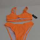 Blooming Jelly Women's High Waisted Bikini Sets High Cut Bathing Suits Two Piece Sporty Cut Out Swimsuits XL