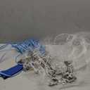 Fishing Net,10FT Hand Mesh Cast Net Saltwater Clear Bait Casting Net w/Hollow Sinker