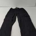 Women Pants High Waisted Cargo Pants Combat Military Wide Leg Casual Trousers 8 Pockets L