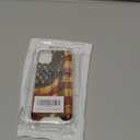 ZHONGWEI Clear Phone Case Compatible with iPhone 11 with American Flag-Art cc124 - Sleek Protection with Style and Durability for Any Smartphone Model.