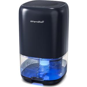 TABYIK Dehumidifier, 35 OZ Small Dehumidifiers for Room for Home, Quiet with Auto Shut Off, Dehumidifiers for Bedroom (280 sq. ft), Bathroom, RV, Closet,Blue (Medium)