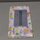 Oudain 3 Pcs Happy Birthday Tablecloth Decorations 84 Inch Plastic Disposable Round Table Covers Waterproof Colorful Balloons Confetti Tablecloth for Women Birthday Party Supplies Baby Shower(White)