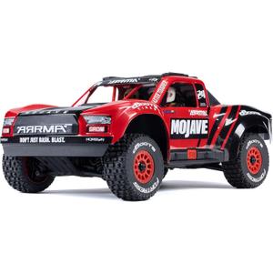 ARRMA RC Truck Mojave GROM 4x4 Smart Small Scale Desert Truck, RTR (with Battery and Charger Included) Red/Black ARA2104T1