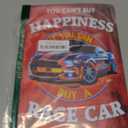 ZYPENG Vintage Metal Signs Car Room Decor for Men Garage Room Wall Poster Decoration - You Can't Buy Happiness But You Can Buy a Race Car Wall Home Bedroom Decor Tin Sign 8 x 12 Inches
