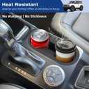 1797 Cup Holder Insert fit for Ford Bronco 2021 2022 2023 2024 2025 Accessories Interior Center Console Silicone (Not for Bronco Sport)